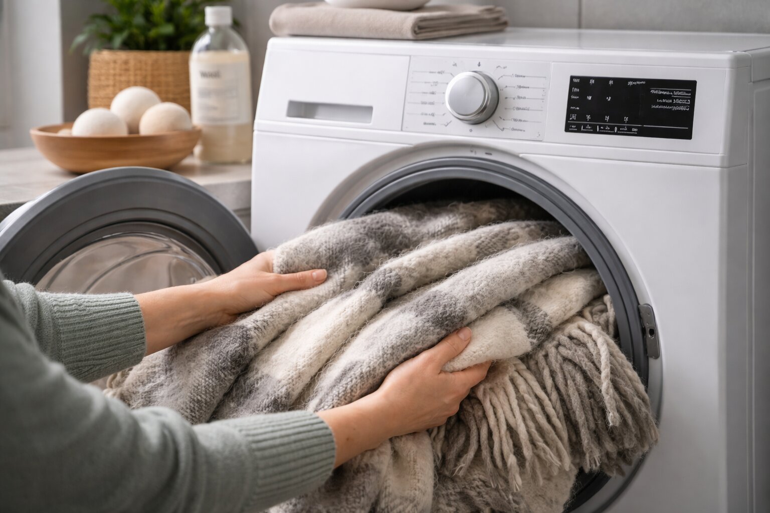 wollen deken wassen, wollen