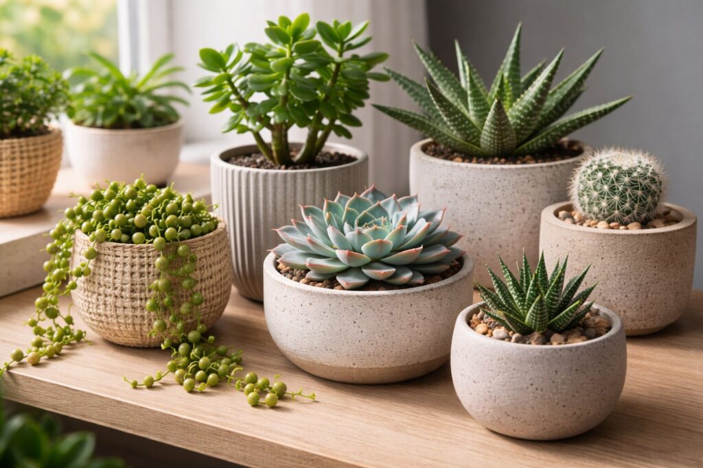 De mooiste vetplanten voor een stijlvol en onderhoudsvriendelijk interieur