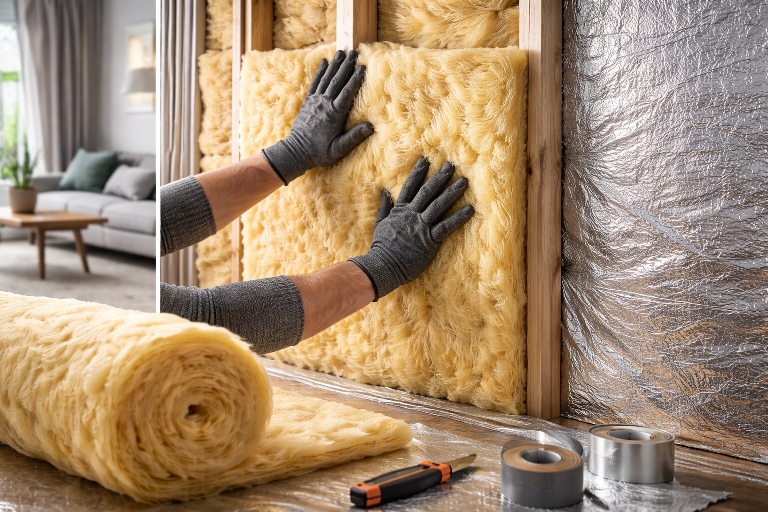 binnenmuur isoleren, binnenmuur