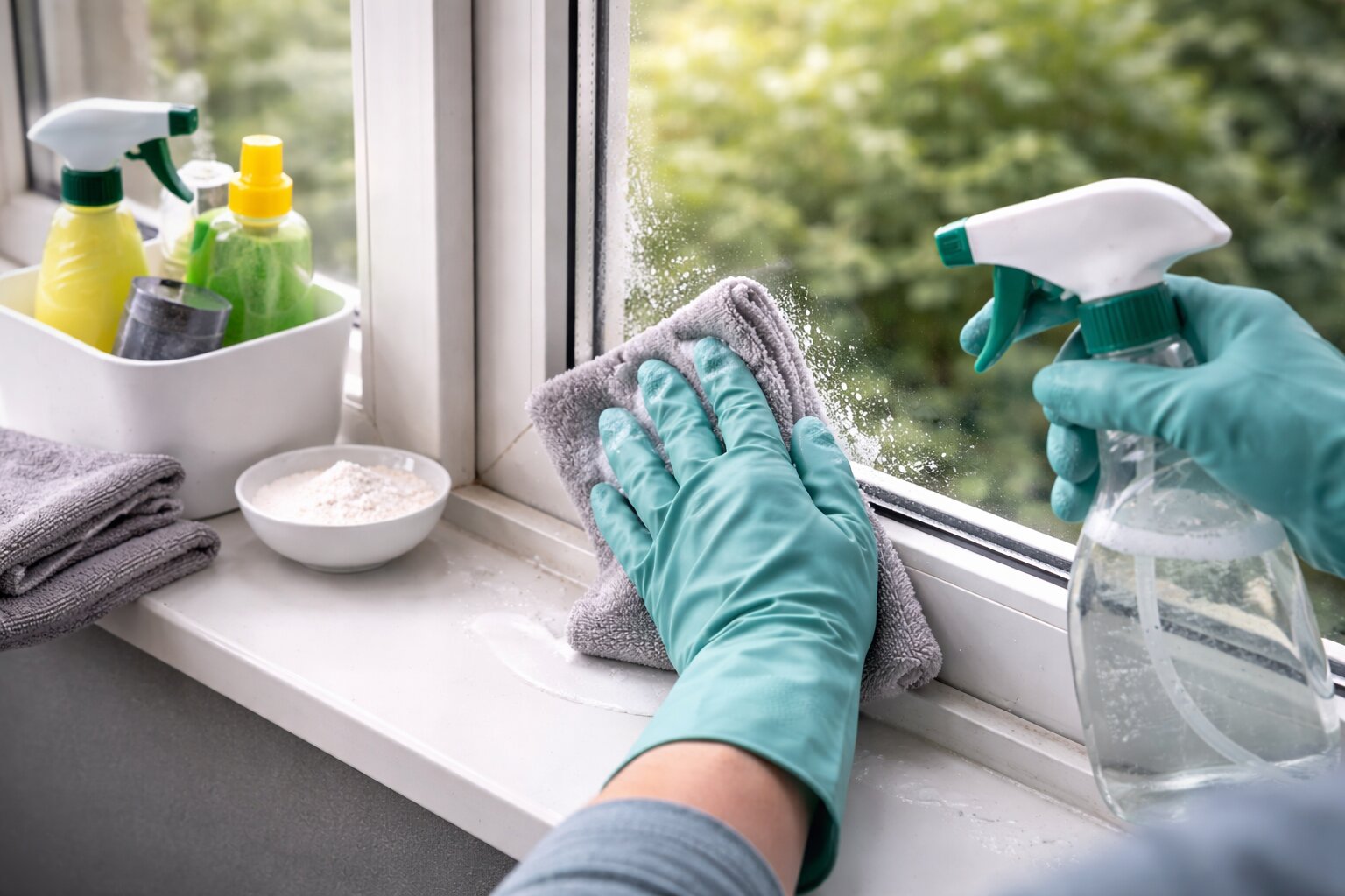 kozijnen reinigen, kozijn, kozijnen