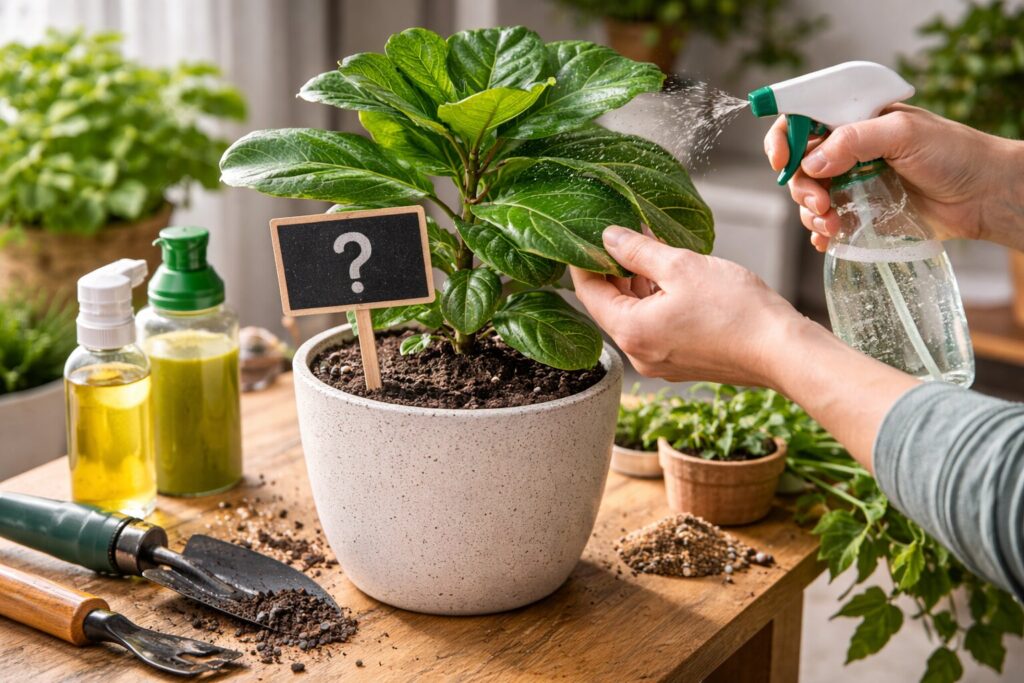 Wat heeft mijn plant nodig om gezond en sterk te blijven in huis