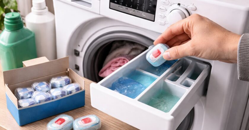 Een vaatwastablet voor de wasmachine gebruiken: slimme schoonmaaktruc of risico