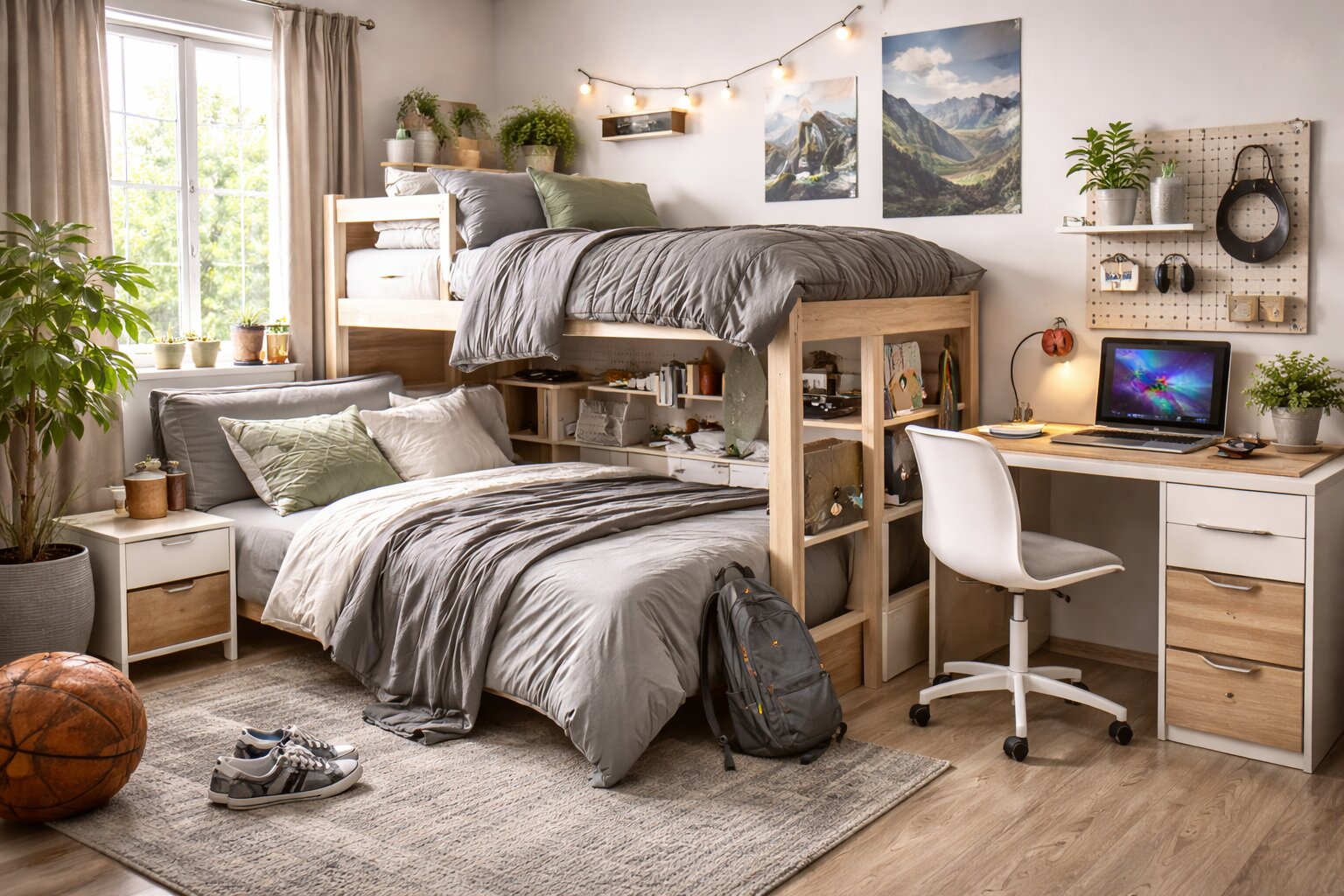 kleine slaapkamer inrichten tiener