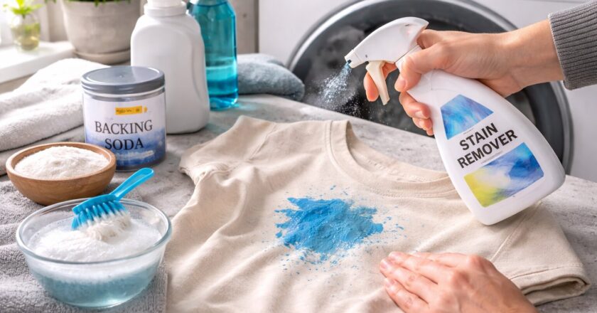 Verf uit kleding halen zonder je favoriete kledingstuk te verpesten