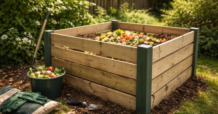 Zelf een compostbak maken voor een duurzamere en groenere tuin