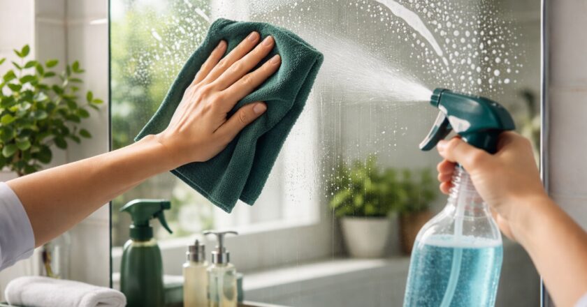 Hoe kun je een spiegel schoonmaken zonder strepen of doffe plekken