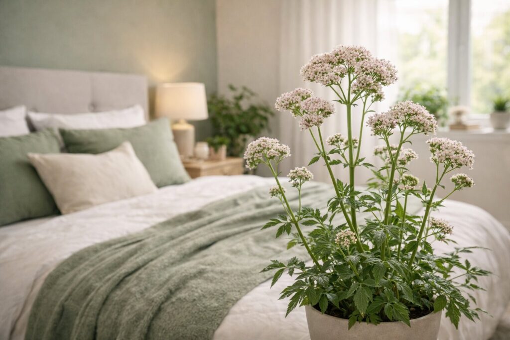 De valeriaan plant in de slaapkamer: rustgevend groen met karakter