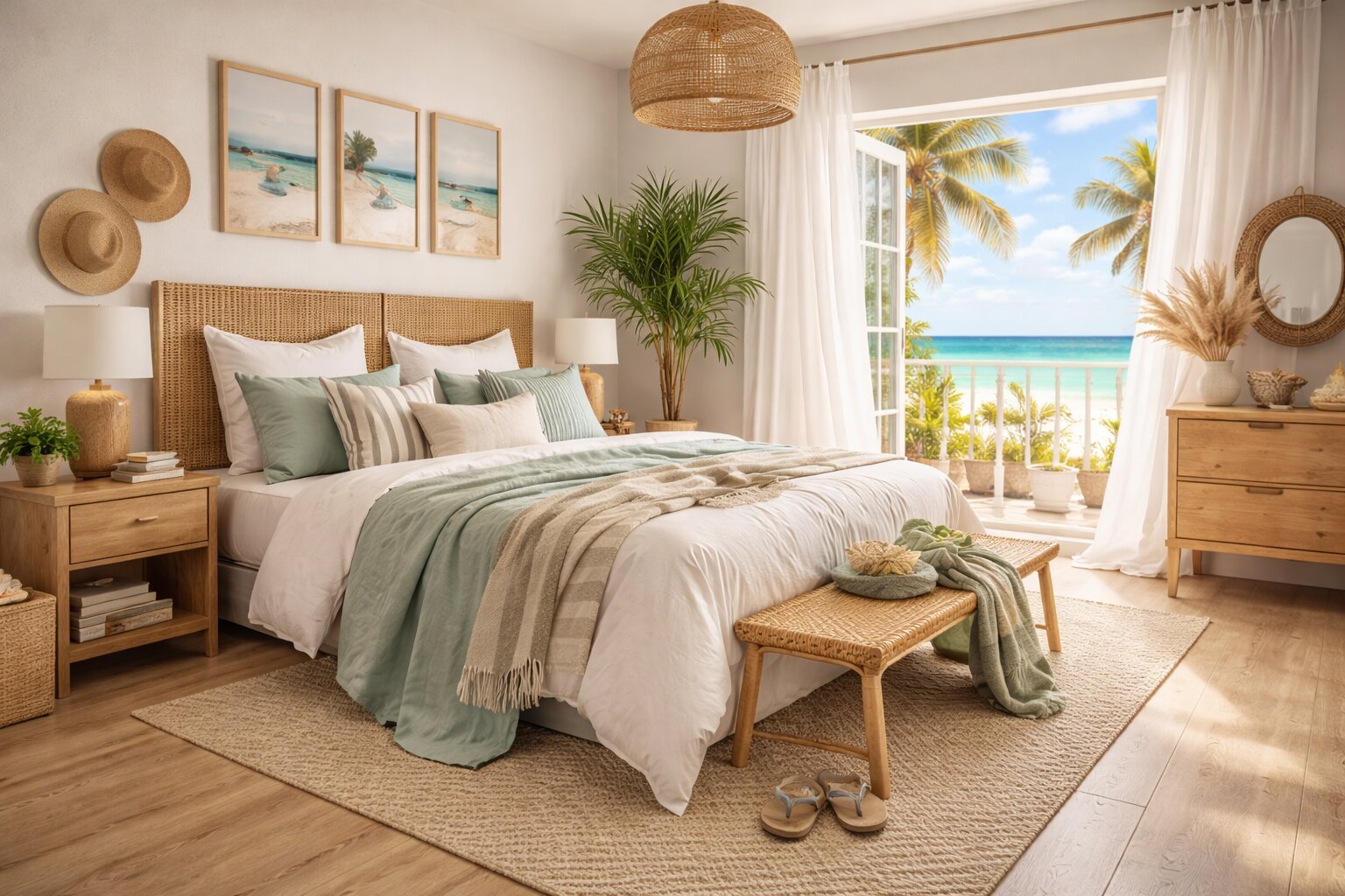 beach slaapkamer, beach