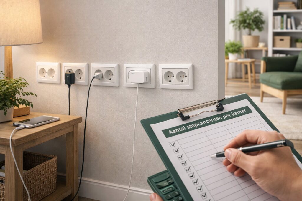 Hoeveel stopcontacten per kamer zijn ideaal voor comfort en toekomstbestendigheid