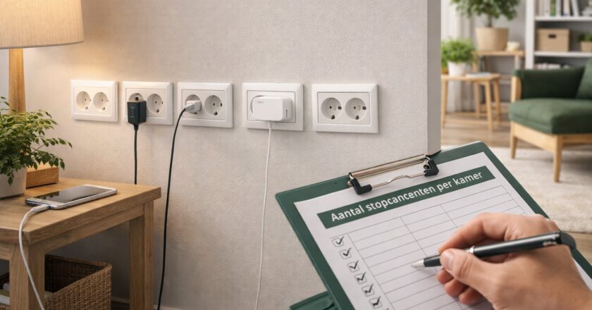 Hoeveel stopcontacten per kamer zijn ideaal voor comfort en toekomstbestendigheid